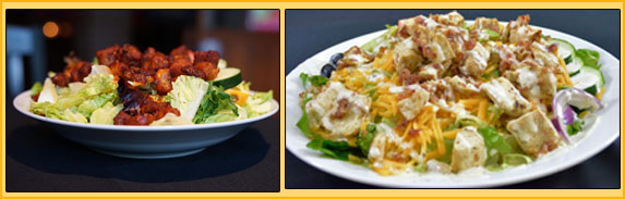 Franco's Buffalo Wing Salad and Chicken Salad